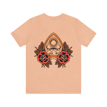 Load image into Gallery viewer, Traditional Tattoo Ouija Planchette Unisex Jersey Short Sleeve Tee