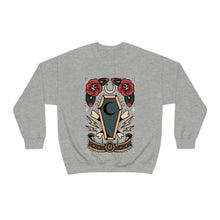 Load image into Gallery viewer, Traditional Tattoo Coffin Cute Unisex Heavy Blend Crewneck Sweatshirt