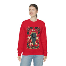 Load image into Gallery viewer, Traditional Tattoo Coffin Cute Unisex Heavy Blend Crewneck Sweatshirt