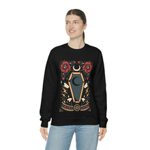 Load image into Gallery viewer, Traditional Tattoo Coffin Cute Unisex Heavy Blend Crewneck Sweatshirt