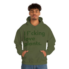 Load image into Gallery viewer, I F*cking Love Plants Unisex Heavy Blend™ Hooded Sweatshirt