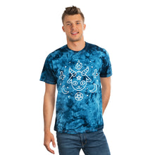 Load image into Gallery viewer, Cute Satanic Tie-Dye Tee, Crystal, Unisex Tee