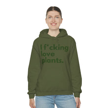 Load image into Gallery viewer, I F*cking Love Plants Unisex Heavy Blend™ Hooded Sweatshirt