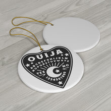 Load image into Gallery viewer, Ouija Planchette Hanging Ceramic Ornaments