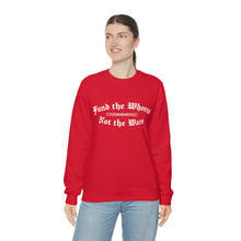 Load image into Gallery viewer, Fund The Whores Not The Wars Unisex Fleece Sweatshirt