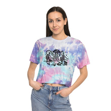 Load image into Gallery viewer, Funny Hiking UFO Cute crop top Women's Tie-Dye Crop Tee