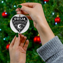Load image into Gallery viewer, Ouija Planchette Hanging Ceramic Ornaments
