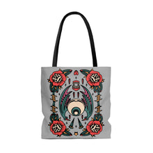 Load image into Gallery viewer, Traditional Tattoo Eyeball Funky Cool Punk AOP Tote Bag
