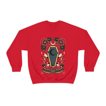 Load image into Gallery viewer, Traditional Tattoo Coffin Cute Unisex Heavy Blend Crewneck Sweatshirt