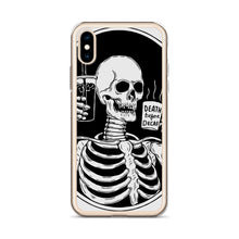 Load image into Gallery viewer, Death Before Decaf iPhone Case