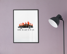 Load image into Gallery viewer, Light of My Life ACAB Funny Anarchy Print Premium Matte Vertical Posters