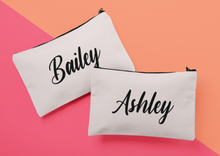 Load image into Gallery viewer, Personalized Custom Name Makeup Bag