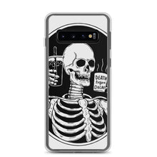 Load image into Gallery viewer, Death Before Decaf Skeleton Samsung Case | Cute Coffee Phone Case | Galaxy Case | S21 Case | Gothic Style Case