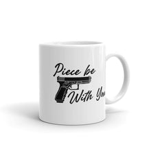 Load image into Gallery viewer, Piece Be With You Coffee Cup White glossy mug