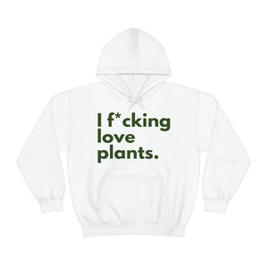 I F*cking Love Plants Unisex Heavy Blend™ Hooded Sweatshirt