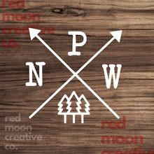 Load image into Gallery viewer, PNW Arrow Vinyl Decal
