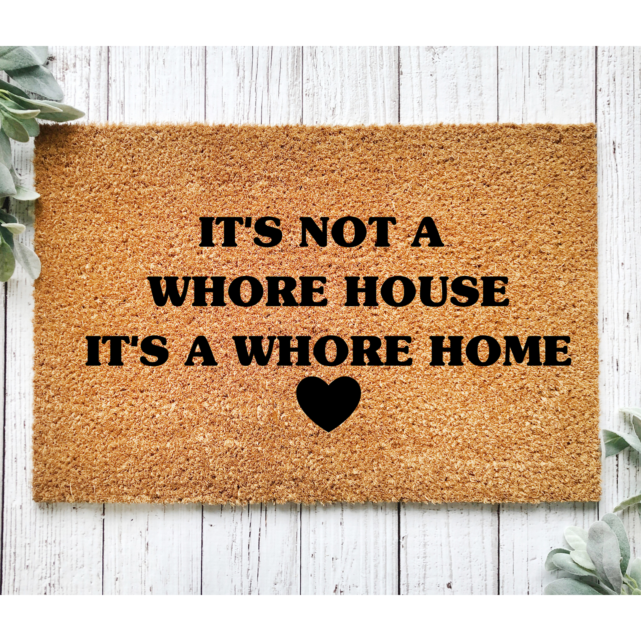 Home on Whore Island™ Anchorman door mat doormat