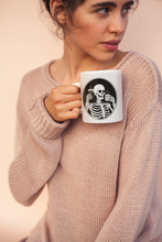 Load image into Gallery viewer, Death Before Decaf Skeleton Coffee Mug
