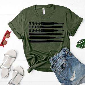 Ammo Flag USA Unisex Shirts | Gun Shirt