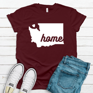 WA Washington State PNW Home Shirt | Unisex Shirt | Home Pacific Northwest | Cascadia