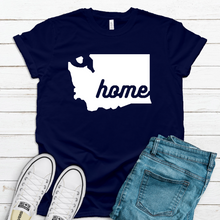 Load image into Gallery viewer, WA Washington State PNW Home Shirt | Unisex Shirt | Home Pacific Northwest | Cascadia
