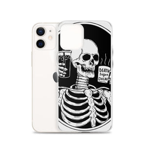 Death Before Decaf iPhone Case