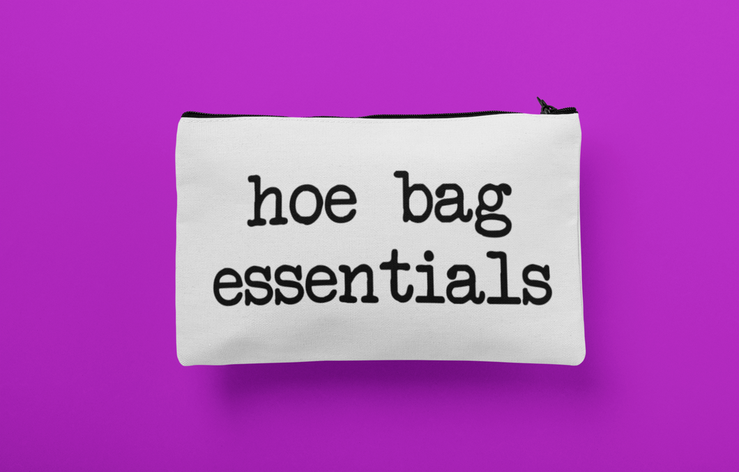 Hoe Bag Essentials Makeup Bag Zipper Pouch