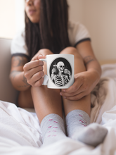 Load image into Gallery viewer, Death Before Decaf Skeleton Coffee Mug
