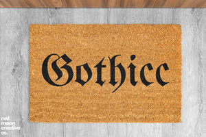 Gothicc Coir Doormat 18x30 Inch