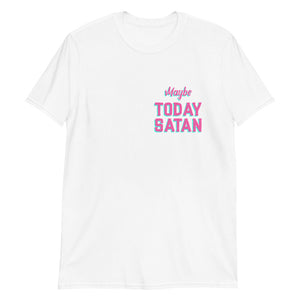 Maybe Today Satan Retro 3D Short-Sleeve Unisex T-Shirt